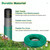 UCINNOVATE Garden Sprinkler, 360°Rotation Lawn Sprinklers, Garden Above Ground Sprinkler System Kit, Large Area Coverage, Watering Systems for Yard, Large Garden Watering System with 52.5FT Hose