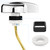 Toilet Handle Replacement Kit for TOTO Toilets, Upgrade THU068#CP Trip Lvr for St743S Side Mount Metal Toilet Flush Tank Lever Handle with Flapper Chains for TOTO Kohler Toilet Tank, 1-Pack