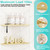 Qeke 10" Corner Shower Shelf, 2 Pack Tile Corner Shelves, Brushed Golden