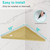 Qeke 10" Corner Shower Shelf, 2 Pack Tile Corner Shelves, Brushed Golden
