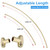TOPROD Curved Shower Curtain Rod 48-72 Inches Adjustable Round Shower Rods