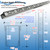 Pool Deck Drain Channel 1-1/4" W 1 Pc,Pool Drain,Silver Channel Drain