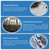 Pool Deck Drain Channel 1-1/4" W 1 Pc,Pool Drain,Silver Channel Drain