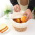 YAHUAN Round Bread Basket Serving Woven Bread Baskets Wicker Basket Sourdough Proofing Basket with Removable Liner and Cover (Wicker)
