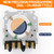 New T104M Mechanical Timer Switch (Mechanism Only), 24-Hour Heavy-Duty Timer Switch for Pool Pumps, 208V-277V 40A DPST, with High-Contrast White Dial, 4 Pairs of Trippers Included