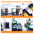 New T104M Mechanical Timer Switch (Mechanism Only), 24-Hour Heavy-Duty Timer Switch for Pool Pumps, 208V-277V 40A DPST, with High-Contrast White Dial, 4 Pairs of Trippers Included