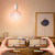 ONEWISH Large LED Bulb,G150 Pink Globe Decorative Bulbs,Warm White 2700K 3W,30W Equivalent,E26 Base,6 inch Oversized Edison Bulb for Bedroom Living Room Home,1 Pack