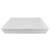 Tough Grade RV Shower Pan with Corner Drain | 27" x 24" Polar White | Made in USA | ABS Plastic with Textured Non-Slip Surface & Foam Base | Space-Saving Rectangular Design for Campers & Trailers