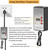 2000W Pool Heater for Inflatable Above Ground Swimming Pool, Immersion Water Heater for Bathtub with Thermostat, Submersible Electric Water Heater, Portable Bucket Heater with 304 Guard (Black)