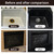 Black Tile Paint Tub and Tile Refinishing Spray Paint High Gloss Spray Paint Waterproof Black Bathtub Kit for Tiles Ceramic, Porcelain, Fiberglass, Bathroom Walls, Bathtubs Sinks Countertops, Toilets