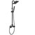 Cinwiny Outdoor Shower Kit with Handheld,Square Rain Shower,Matte Black