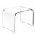 Acrylic Stool,Acrylic Step Stool,Clear Step Stools with Non-Slip for Bathroom,Holds Up to 250lbs