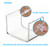 Acrylic Stool,Acrylic Step Stool,Clear Step Stools with Non-Slip for Bathroom,Holds Up to 250lbs
