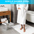 Acrylic Stool,Acrylic Step Stool,Clear Step Stools with Non-Slip for Bathroom,Holds Up to 250lbs