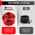 Klick Wrench Cup Medium 2 Stage 73mm–77mm Oil Filter Wrench | 25Nm Torque Limiting & 3/8 Drive Socket | 6061-T6 Billet Aluminium Red Tool | Fits 73mm–77mm 14 & 15 Flute Canister Filters & Housings