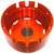Klick Wrench Cup Medium 2 Stage 73mm–77mm Oil Filter Wrench | 25Nm Torque Limiting & 3/8 Drive Socket | 6061-T6 Billet Aluminium Red Tool | Fits 73mm–77mm 14 & 15 Flute Canister Filters & Housings