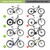 Bwcece Kid's Bike Seat Rear with Adjustable Headrest, Rear Child Bike Seat with Foot Pedals Back Rest Handrail.Child Carrier Bike Chair for Bicycle Designed for Children Aged 18 Month to 8 Years Old