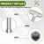 P1300-PART-13-KEY Fire Hydrant Water Spigot Key for Wall Hydrant/Outdoor