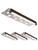 LEONLITE 4-Pack 12 Inch LED Hardscape Lighting, 3W/5W/7W, 2700K Soft White