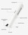 Jesweey Cordless Electric Carving Knife for Meat Slicing, Fish, Bread, Turkey, Ergonomic Handle, Serving Fork Included, Package Box for Storage & Safety Lock
