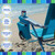 Rio Brands 17" Extended Height 4-Position Folding Beach, Camping, Lawn Chair, Turquoise