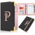 YeeCASE Server Book, Alphabet Waitress Book for Waitress, Leather Waitess Book with Zipper Pocket, Server Manual Checkbook Fits Server Apron (P)