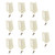 Xhziy 10Pcs Pocket Door Floor Guide with Screws