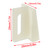 Xhziy 10Pcs Pocket Door Floor Guide with Screws