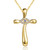 JIYVY32 Cross Evil Eye Necklace for Women 14K Gold Coss Pendant Jewelry,Dainty Boho Lucky Protection Jewelry Gifts for Women