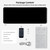 TIMESS 17.5-Inch LED Digital Wall Clock with Temperature & Humidity