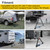 RV Hitch Mount Stabilizer, Adjustable Camper Rear Bumper Stabilizer
