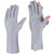 Riverruns UPF 50+ Fishing Gloves- Full Finger Sun Protection UV Gloves, Double-Length Extended Cuff Sun Gloves for Women Men Outdoor Activities. (Light Khaki, Large)