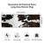 Western Cowhide Print Runner Rug 2x6 for Hallway Farmhouse Home Decor Throw Carpet Non Slip Washable Fur Area Rug Mat for Entryway Laundry Bedroom Bathroom (24" W x 72" L, Cow Print)