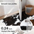 Western Cowhide Print Runner Rug 2x6 for Hallway Farmhouse Home Decor Throw Carpet Non Slip Washable Fur Area Rug Mat for Entryway Laundry Bedroom Bathroom (24" W x 72" L, Cow Print)