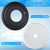 Dreyoo Metal Tub Spout Cover Ring with Foam Gasket, Black