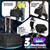 DJ Cable Bag, Rolling DJ Cable Bag with Detachable Trolley & Dividers