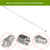 elfinrm 59Inch Airless Sprayer Tip Extension Pole, Spray Gun Tip Extension Rod with Red Guard