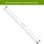 elfinrm 59Inch Airless Sprayer Tip Extension Pole, Spray Gun Tip Extension Rod with Red Guard