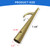HWIMARINE Boat Hook Head Brass Marine Docking Pole End Metal Attachment, Nautical Maritime Deck Hardware, 1 Pcs