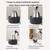 Octagonal 6-Cup Stovetop Espresso Maker, Stainless Steel Moka Pot