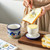 Lyeec Butter Crock with Lid for Countertop, Ceramic French Butter Keeper