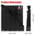 Highfound Cable Zip Tie Organizer Including 250Pcs Black & 1 Zip Tie Cutter
