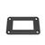 1 Way Zinc Alloy Rocker Switch Mounting Plate Toggle Switch Housing Holder with Screws for Car Marine Boat Truck RV