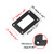 1 Way Zinc Alloy Rocker Switch Mounting Plate Toggle Switch Housing Holder with Screws for Car Marine Boat Truck RV