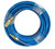 Zeluga 21-314 Polyurethane Non-Transparent Air Hose 1/4in. x 100ft with Fittings, Extremely Light Weight, Blue