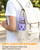 Zukro 16 oz Glass Water Bottles with Protective Silicone Sleeve Leak Proof