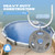 5-Pack Pool Solar Cover Holder for Steel Wall Above Ground Pools
