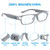 200% Magnifying Glasses with Light, USB Rechargeable LED Magnifier Eyewear