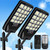 JWT 2 Pack Solar Street Lights Outdoor Waterproof - Solar Powered Flood Light with Motion Sensor & Remote Control 6500K 20000LM,Dusk to Dawn Commercial Solar Lights Outdoor for Parking Lot
