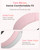 BlackPro 3 Pack Nylon Bands Compatible with Hume Band Replacement Strap, Soft Breathable Adjustable Sport Wristband for Hume Health Band Fitness Tracker Women Men (Lavender gray+Pink gray+Pink)